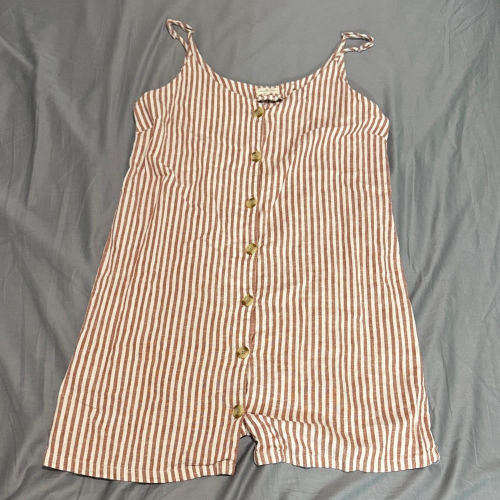 Thread & Supply Red and White Striped Dress